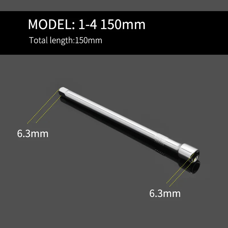 1/2, 1/4 Square Bit Extension
