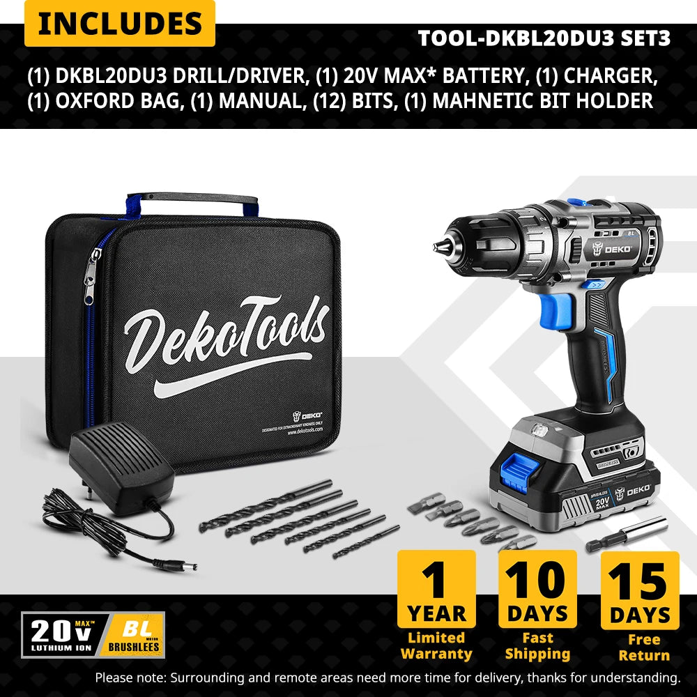 Perceuse Visseuse DEKO 20V