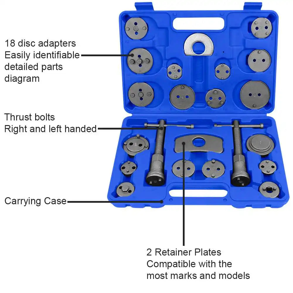 22-piece brake piston pusher set